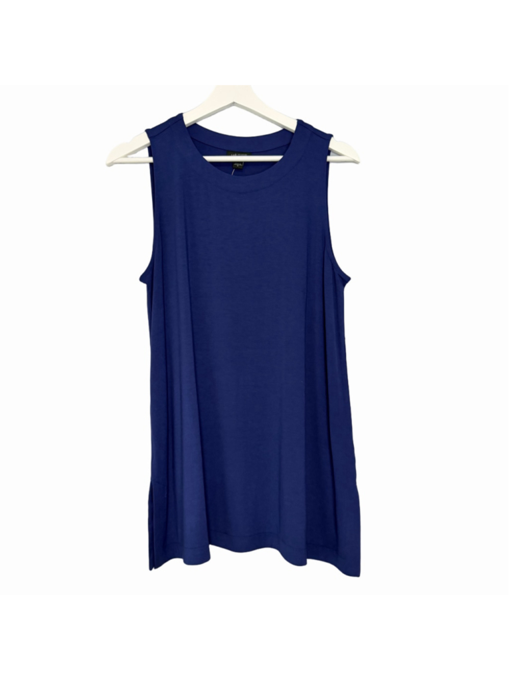 J.Jill New WearEver Collection Night Fall Blue Tank Top Basic Women's Medium